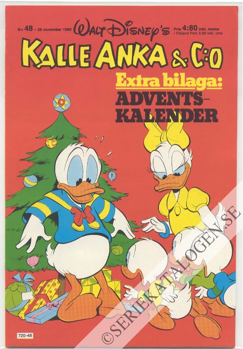 Framsida på Kalle Anka & C:o #48 (1980)