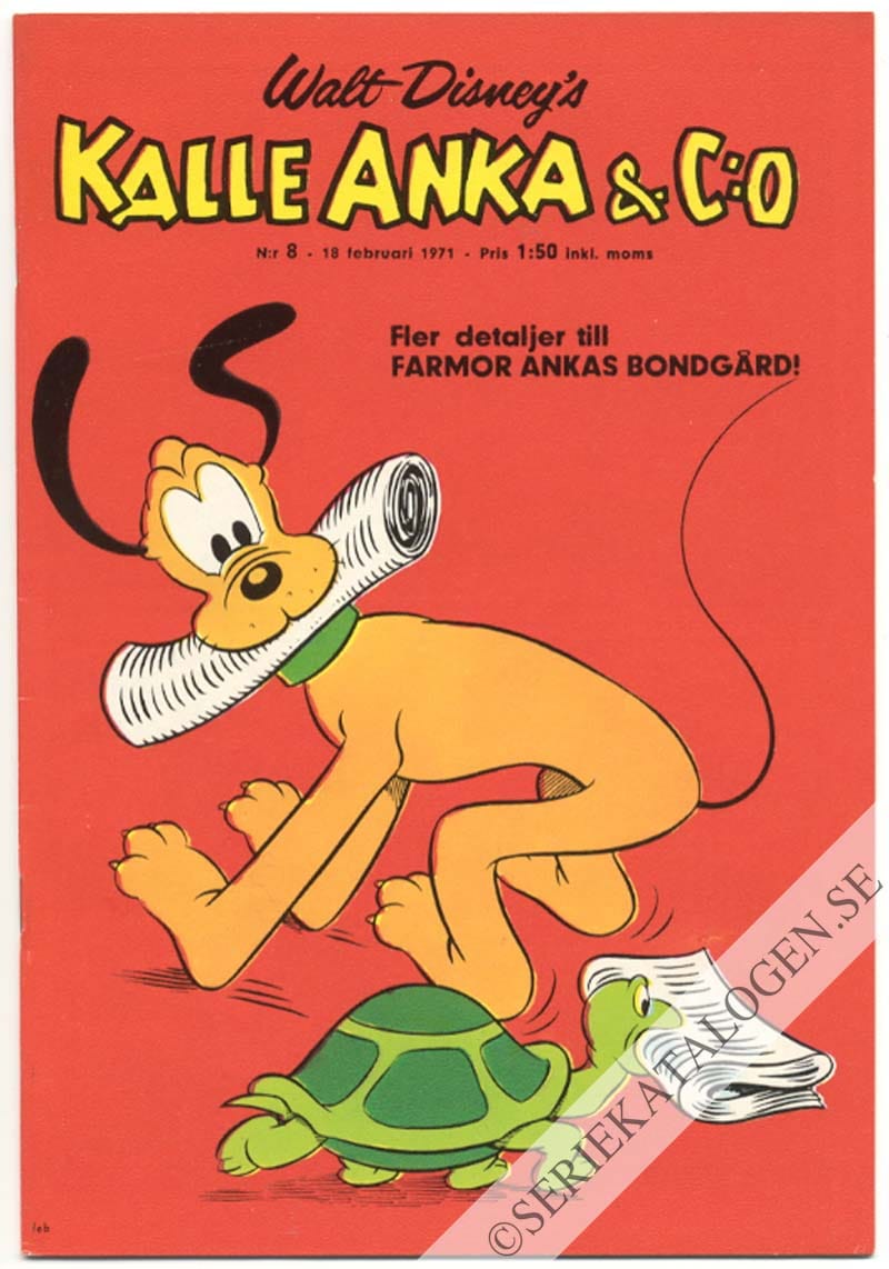 Framsida på Kalle Anka & C:o #8 (1971)