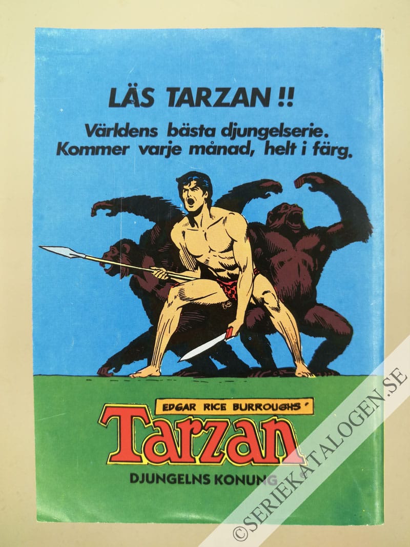 Baksida på Hett uppdrag (1988)