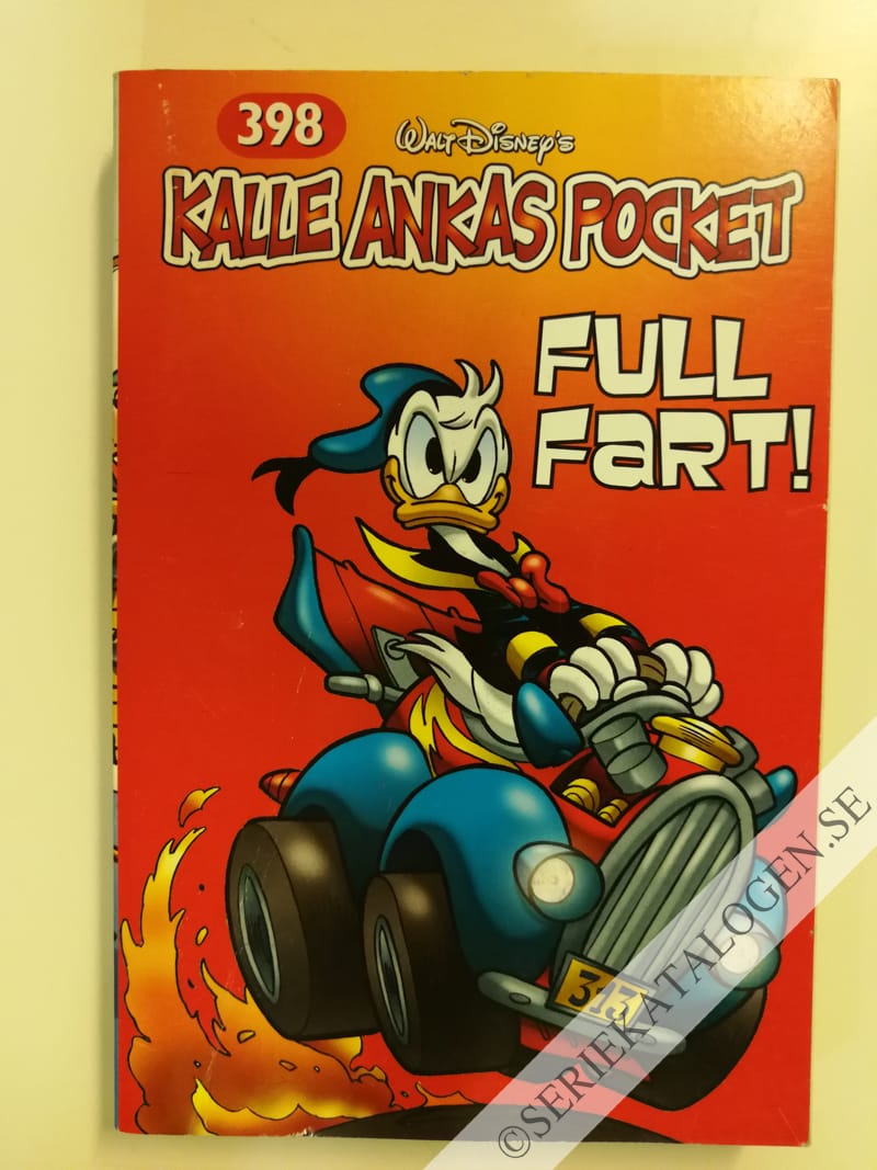 Framsida på Kalle Ankas pocket #398 - Full fart! (2012)