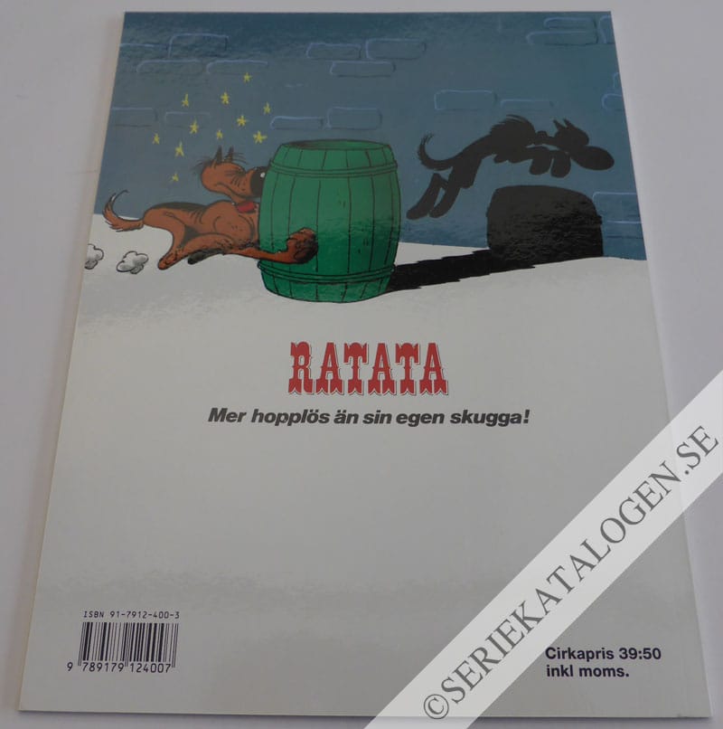 Baksida på Ratata tas som gisslan (1992)