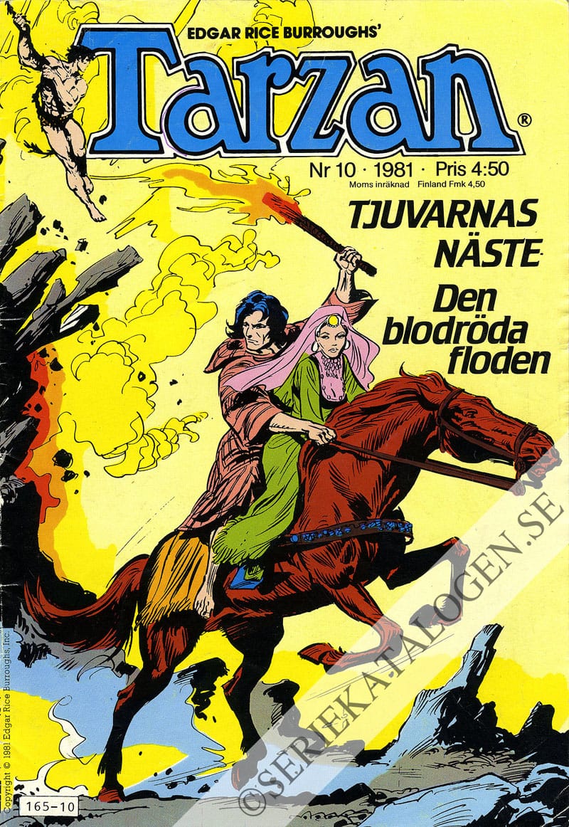 Framsida på Tarzan #10 (1981)