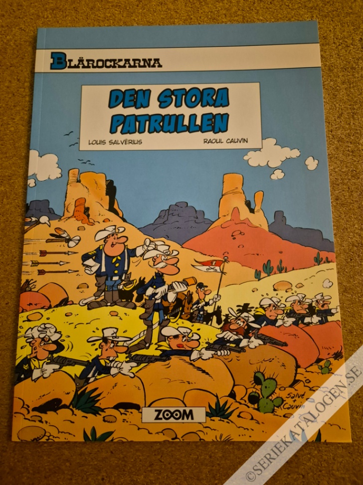 Framsida på Blårockarna Den stora patrullen (2020)