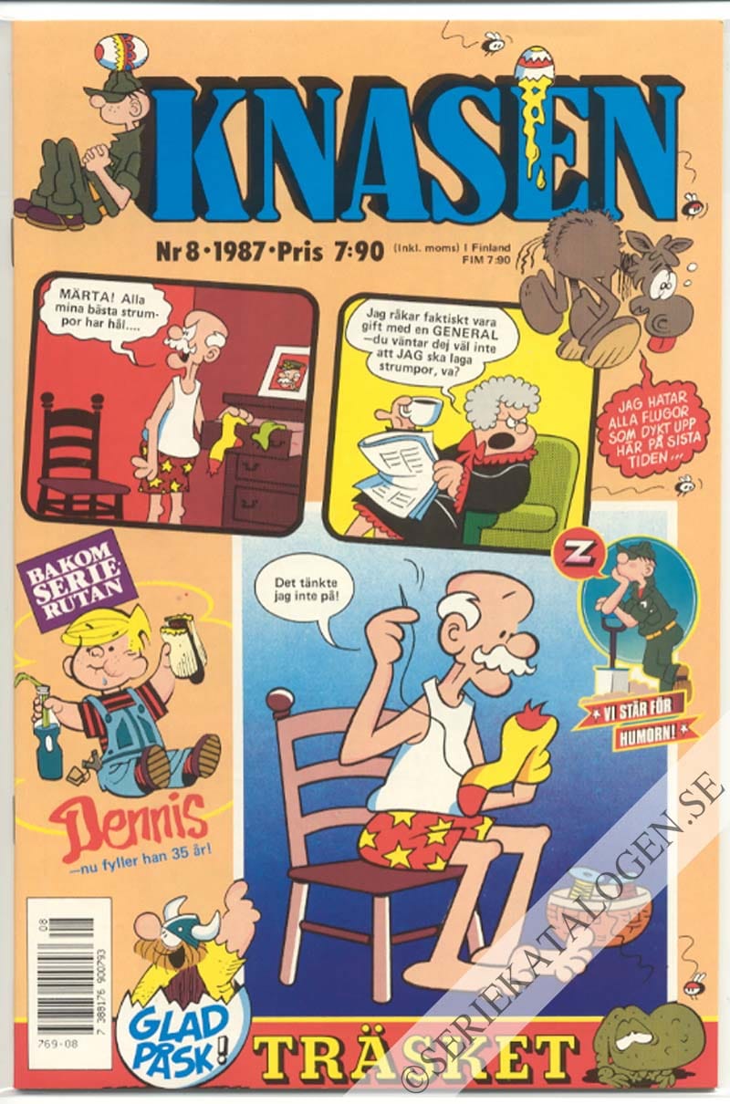 Framsida på Knasen #8 (1987)