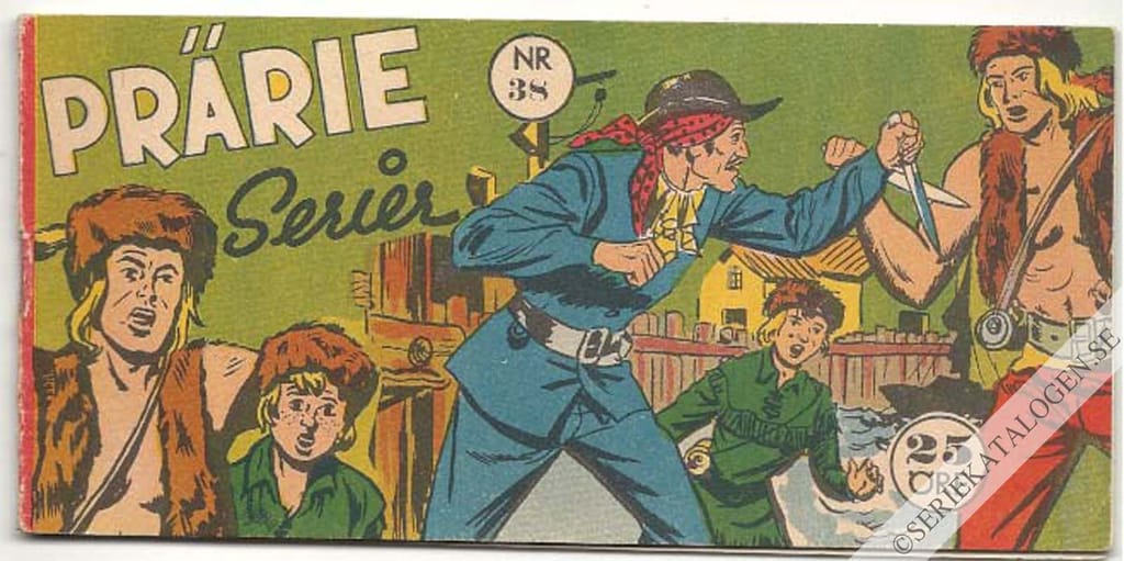 Framsida på Prärie-serier #38 (1957)