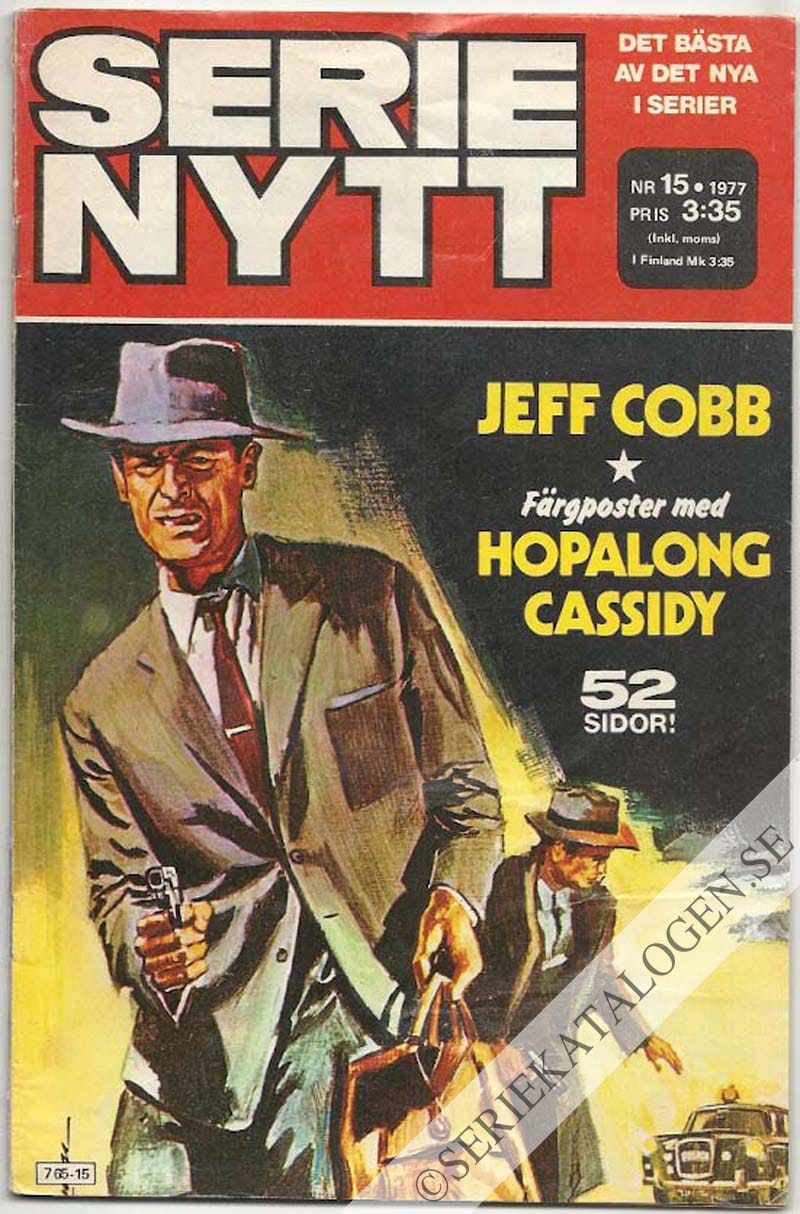 Framsida på Serie-Nytt #15 (1977)