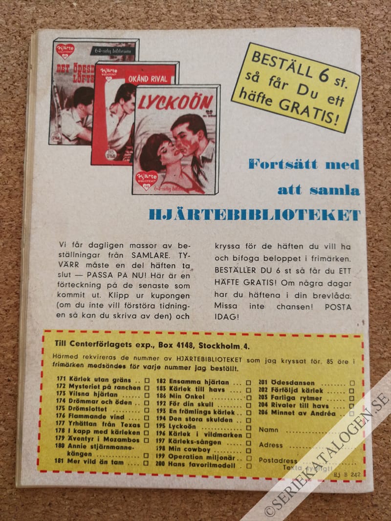 Baksida på Stjärna för en dag (1963)