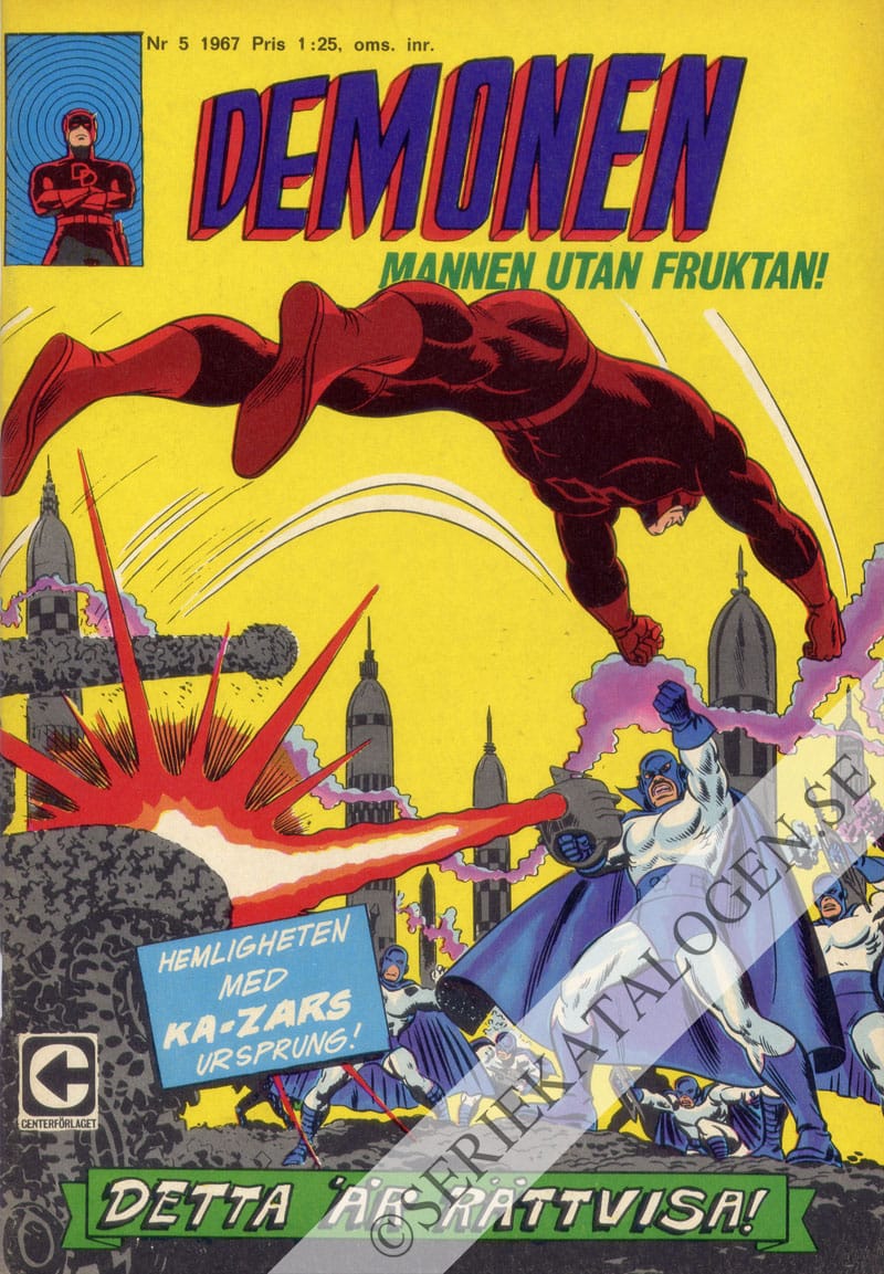 Framsida på Demonen #5 (1967)