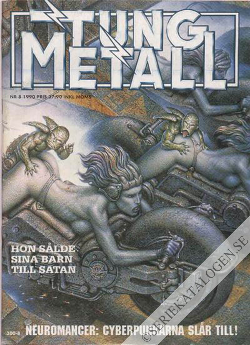 Framsida på Tung metall #8 (1990)