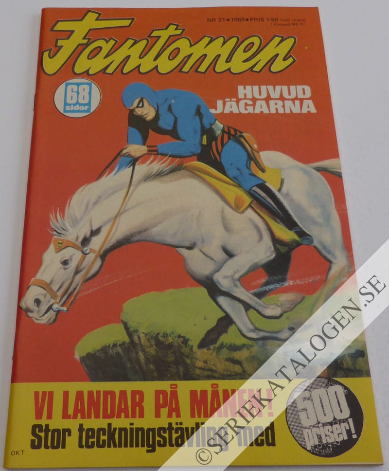 Framsida på Fantomen #21 (1969)