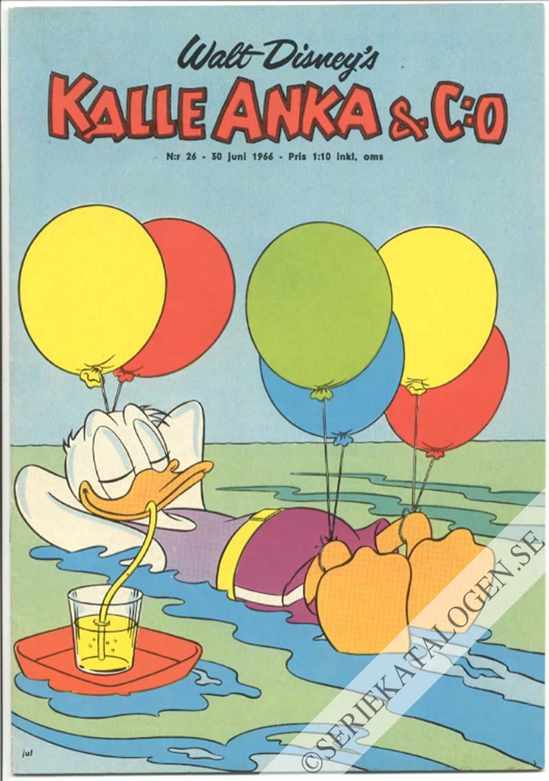 Framsida på Kalle Anka & C:o #26 (1966)