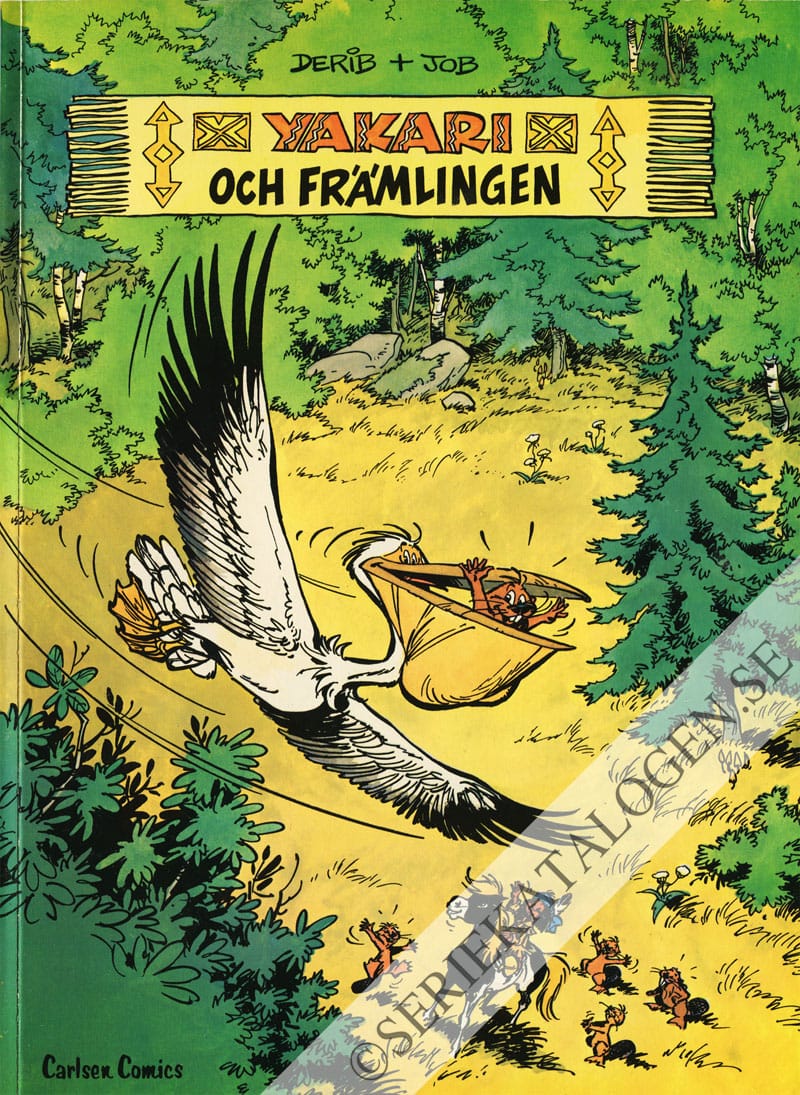 Framsida på Yakaris äventyr Yakari och främlingen (1981)