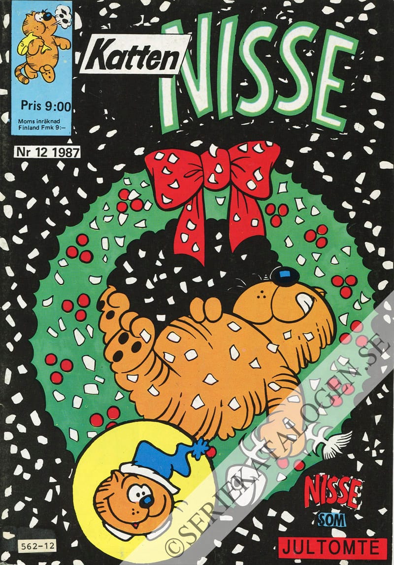 Framsida på Katten Nisse #12 (1987)