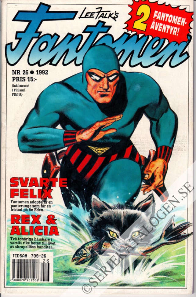 Framsida på Fantomen #26 (1992)