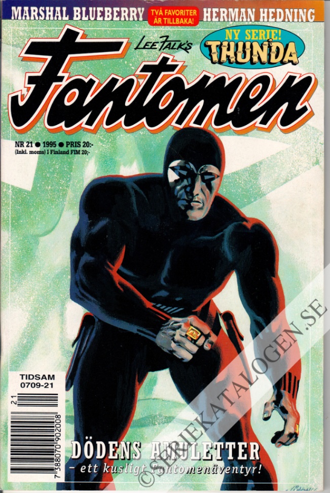 Framsida på Fantomen #21 (1995)