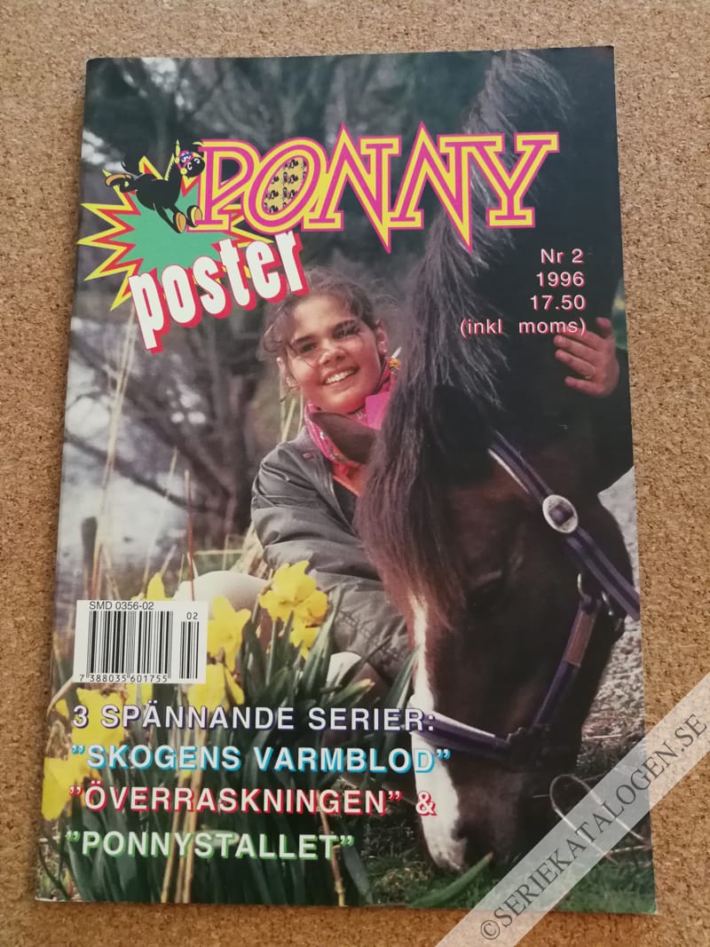Framsida på Ponny-magasinet #2 (1996)