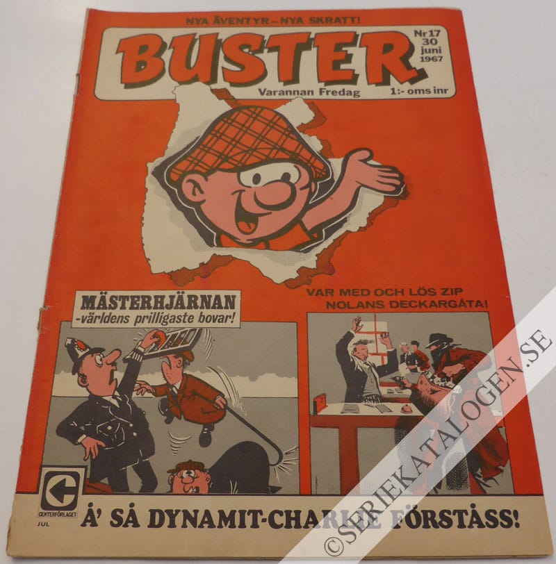 Framsida på Buster #17 (1967)