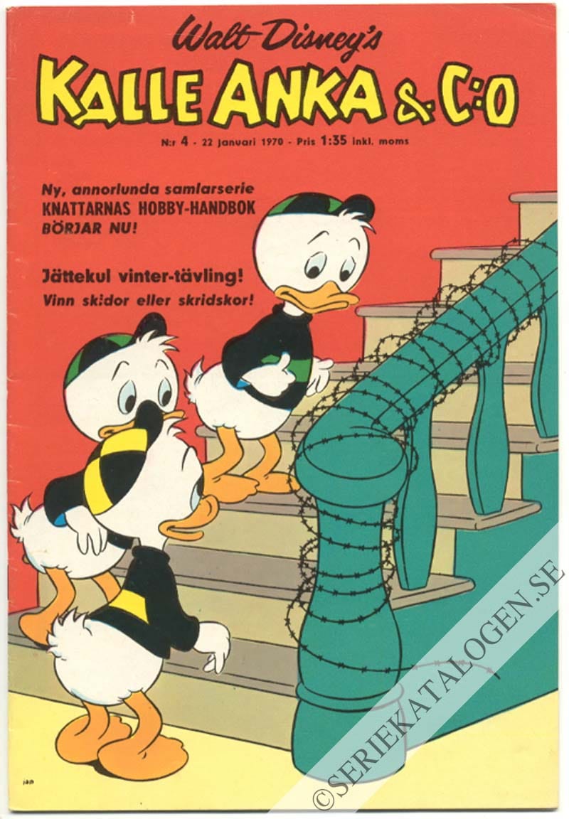 Framsida på Kalle Anka & C:o #4 (1970)