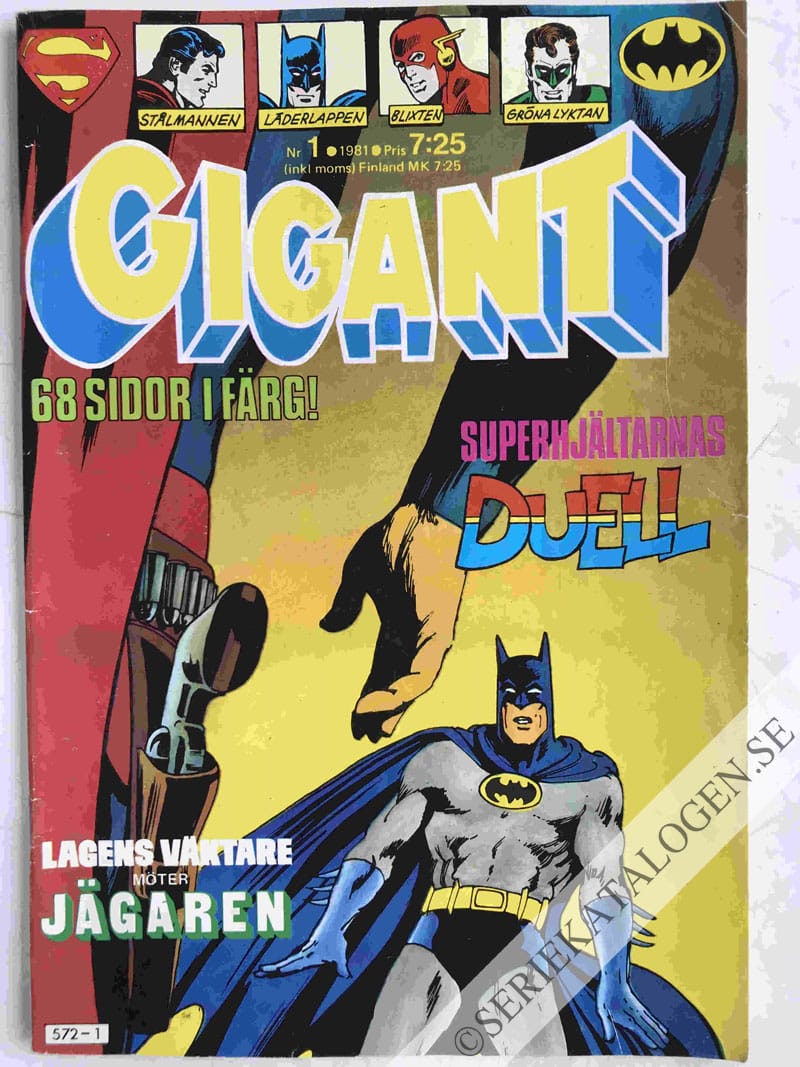 Framsida på Gigant #1 (1981)