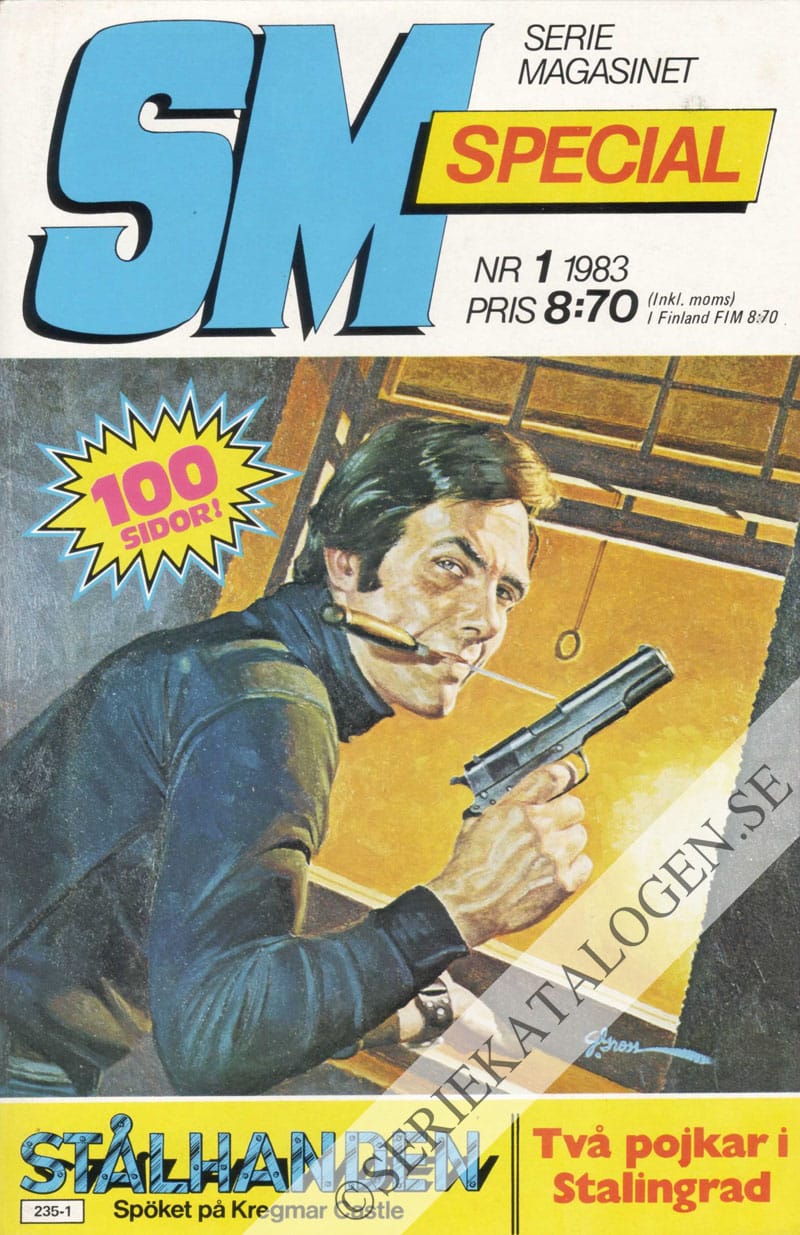Framsida på Seriemagasinet specialalbum #1 (1983)