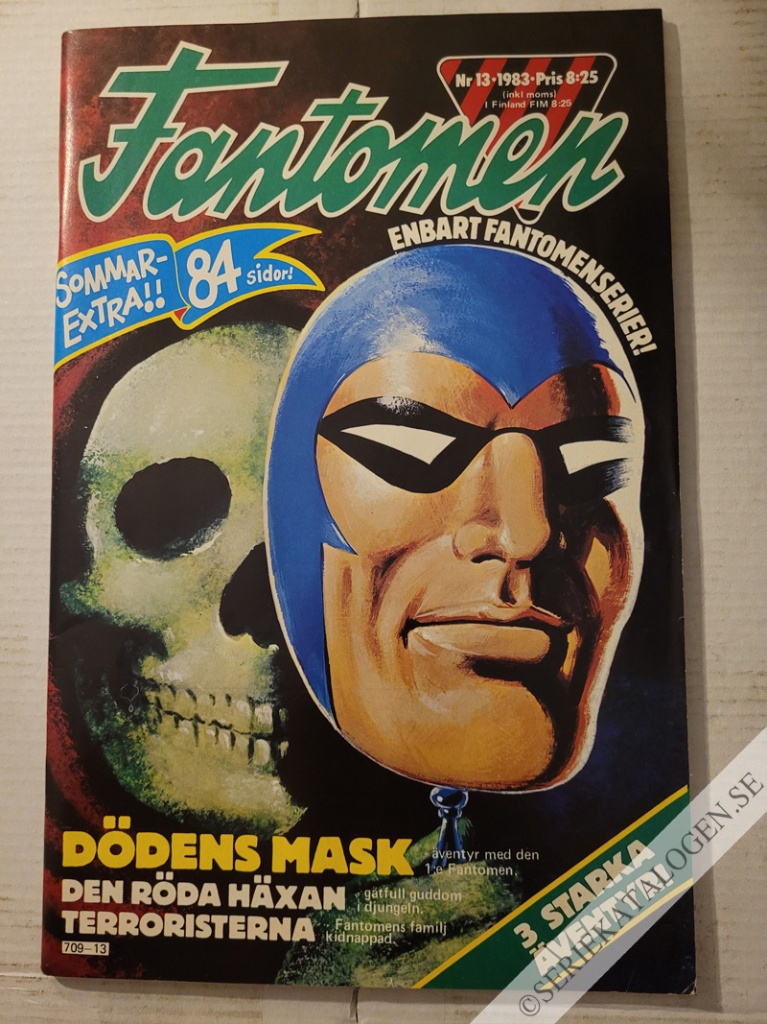 Framsida på Fantomen #13 (1983)