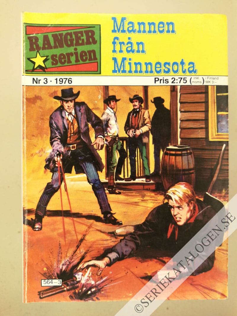 Framsida på Rangerserien Mannen från Minnesota (1976)