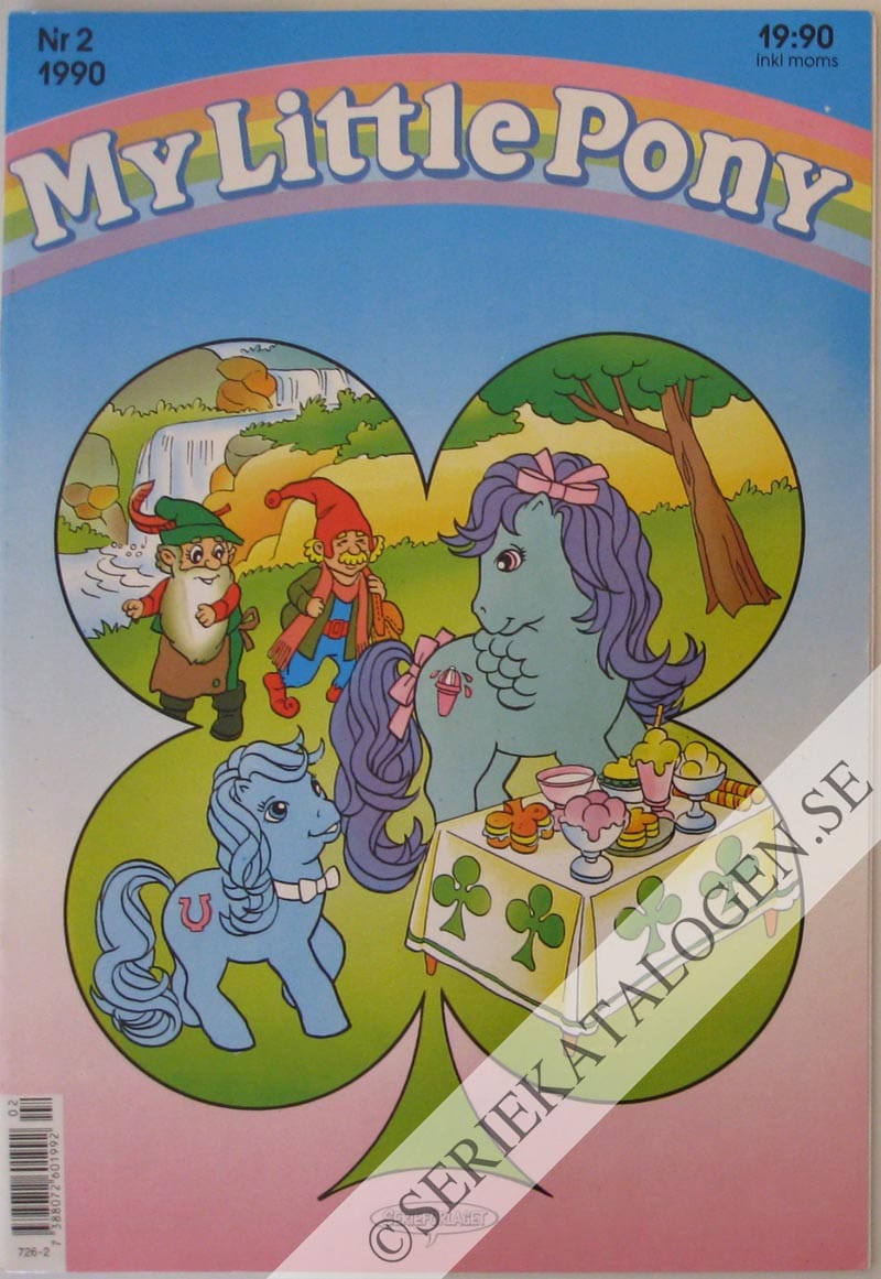 Framsida på My little pony #2 (1990)