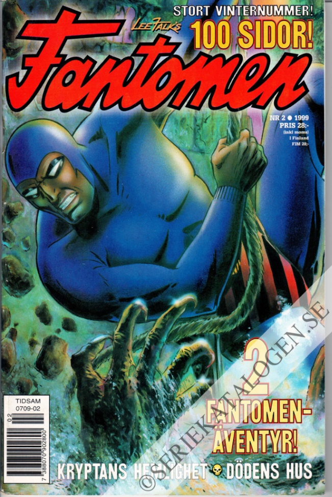 Framsida på Fantomen #2 (1999)