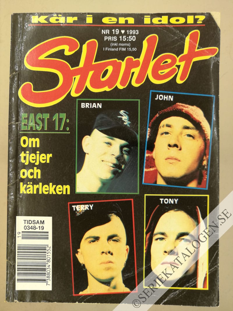 Framsida på Starlet #19 (1993)