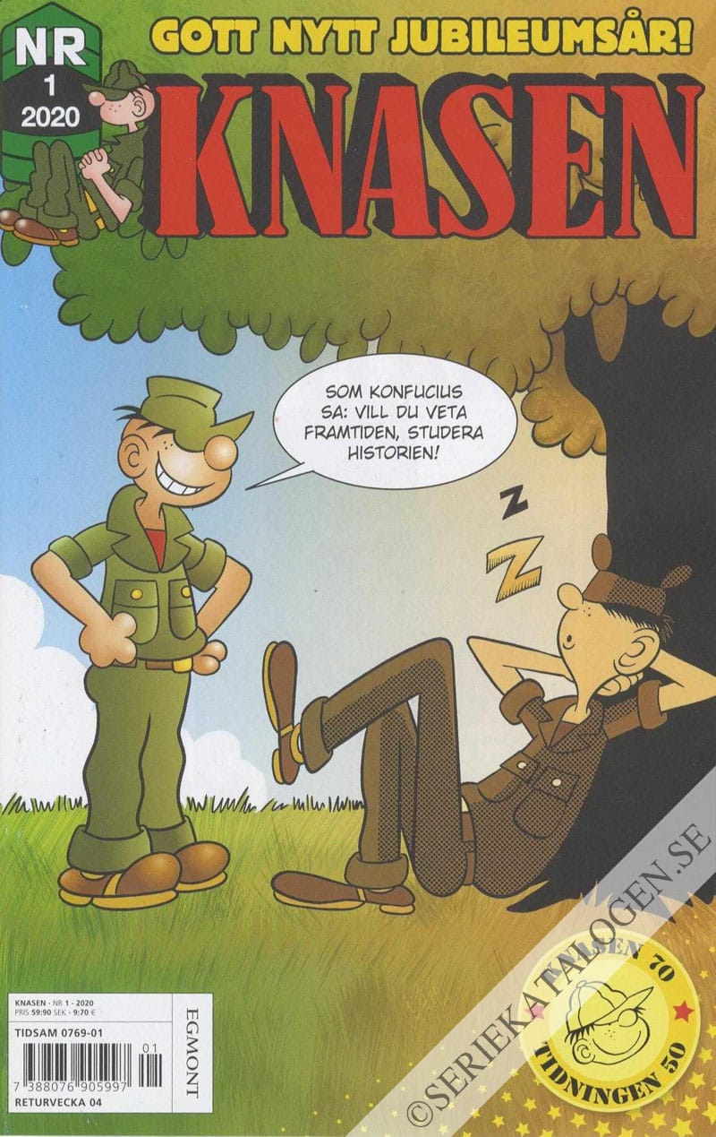 Framsida på Knasen #1 (2020)