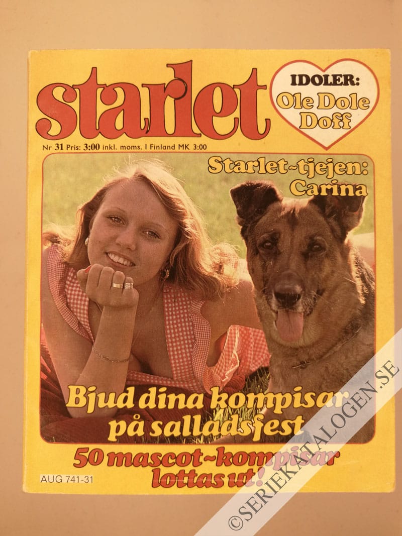 Framsida på Starlet #31 (1977)