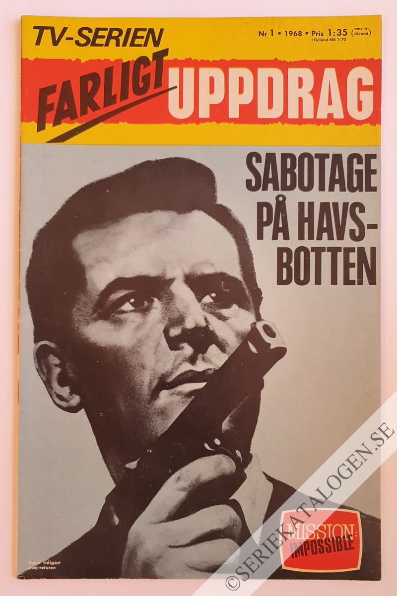 Framsida på Farligt uppdrag #1 (1968)