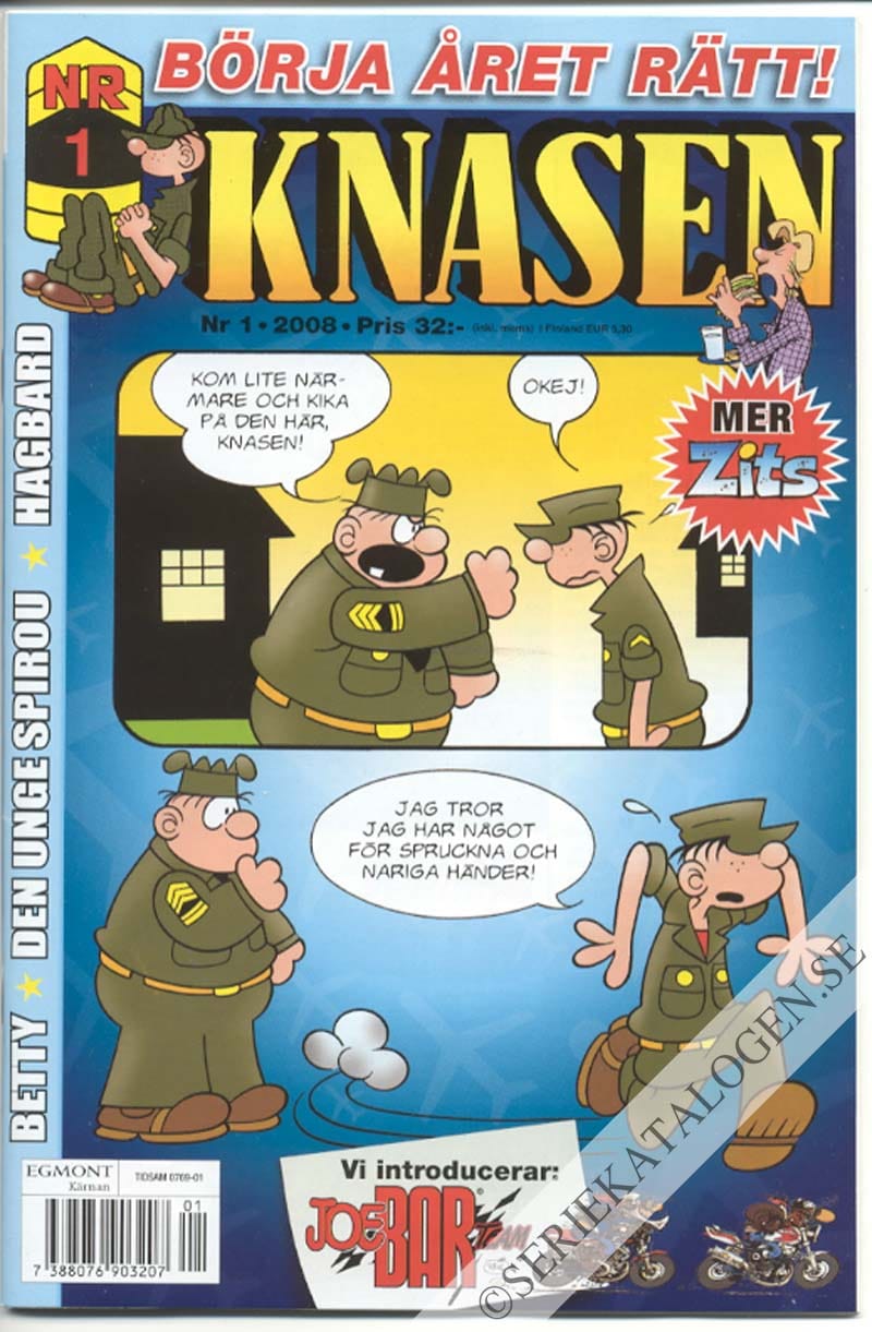 Framsida på Knasen #1 (2008)