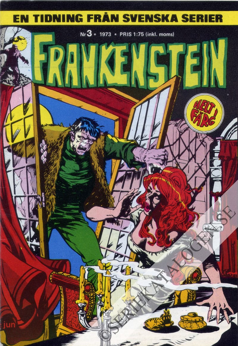 Framsida på Frankenstein #3 (1973)