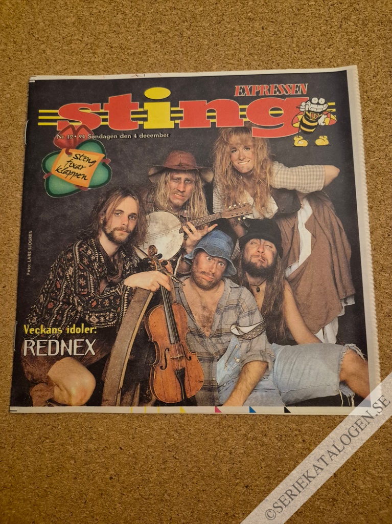 Framsida på Sting-Expressen #12 (1994)