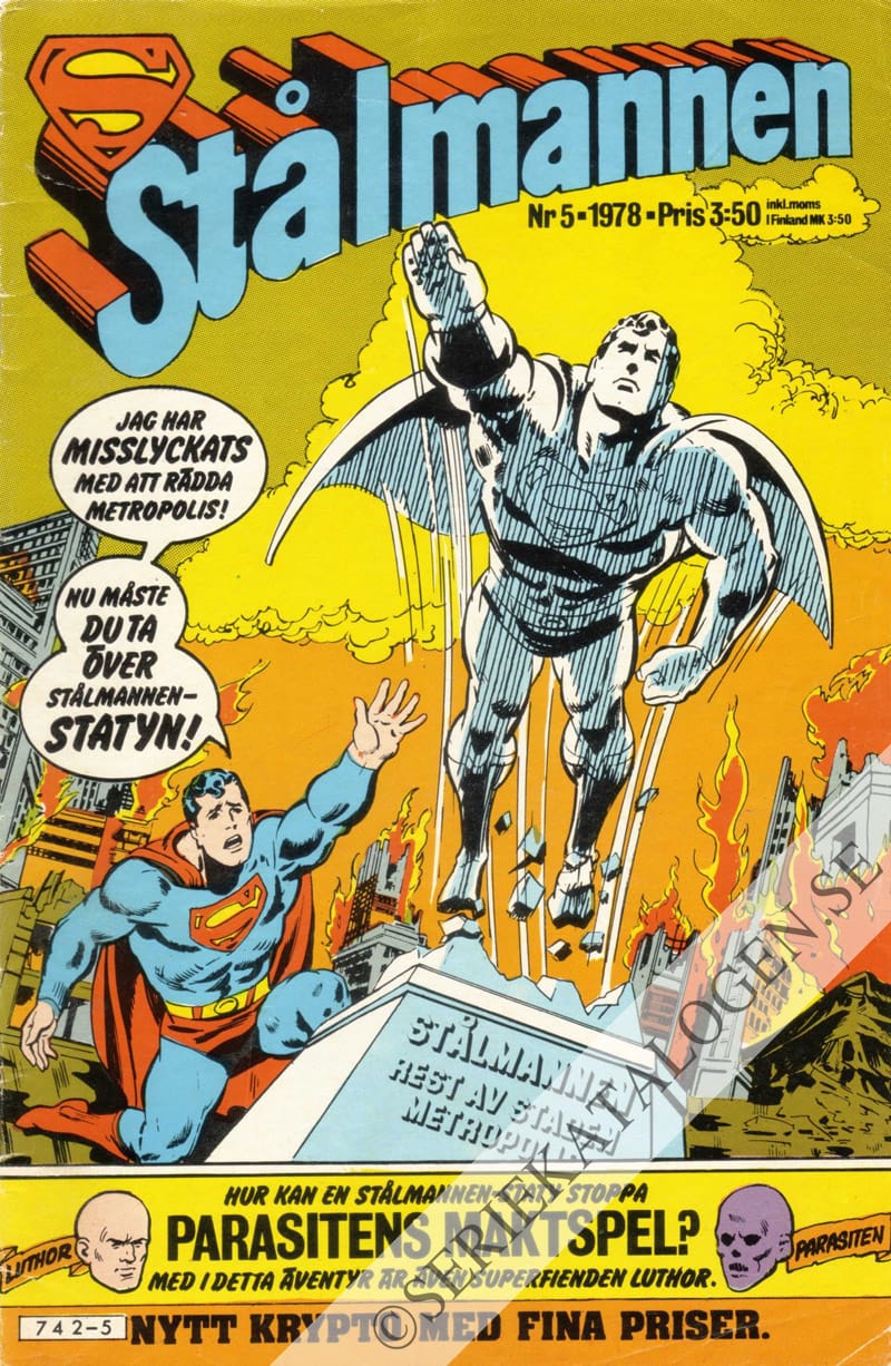 Framsida på Stålmannen #5 (1978)