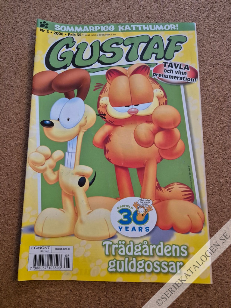 Framsida på Gustaf #5 (2008)
