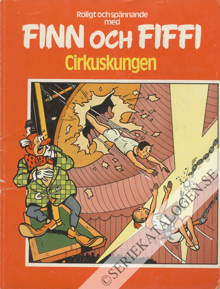 Framsida på Finn och Fiffi #8 - Cirkuskungen (1979)