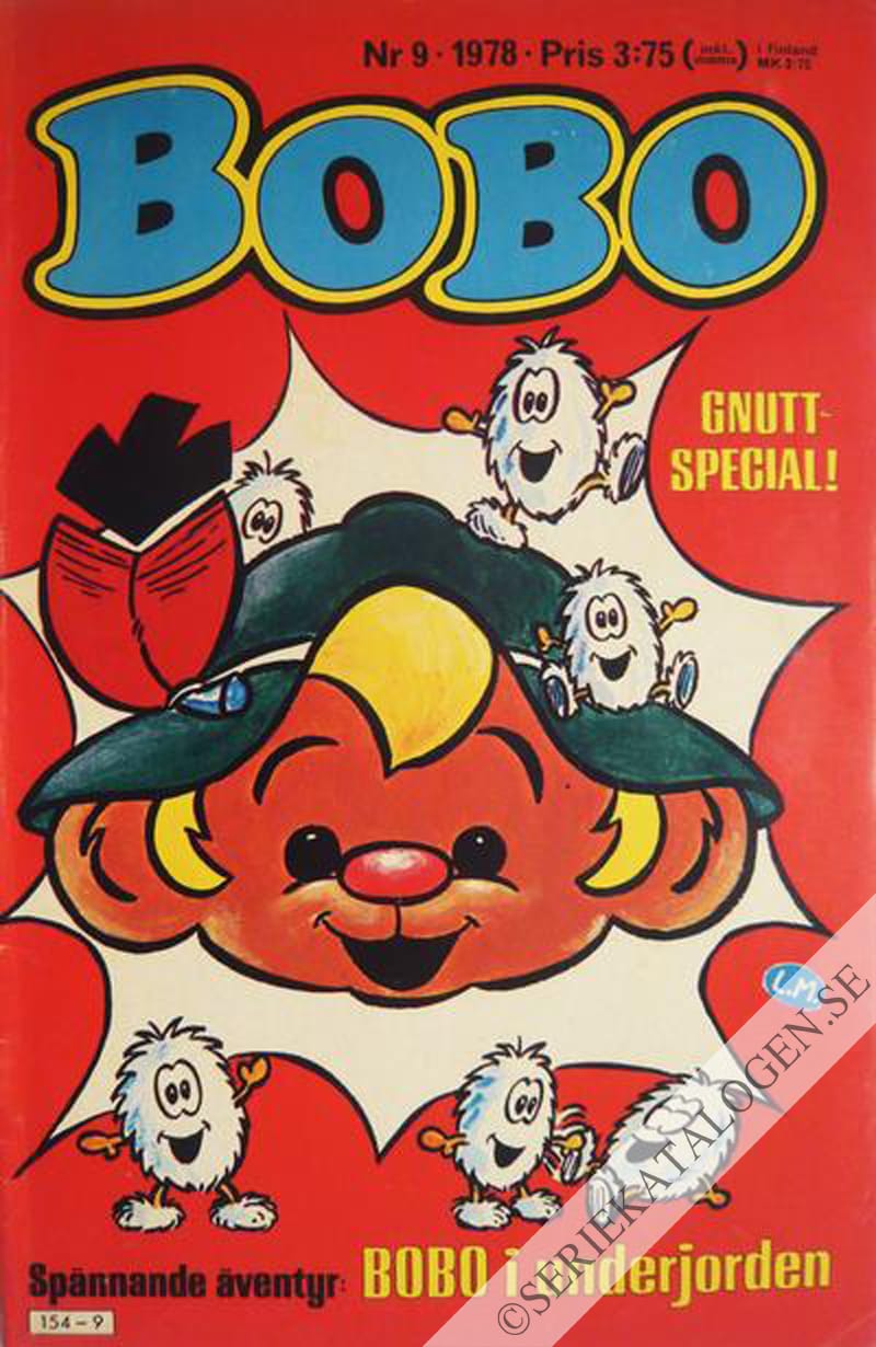 Framsida på Bobo #9 (1978)
