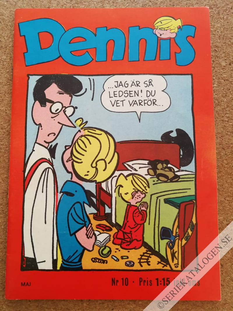 Framsida på Dennis #10 (1968)