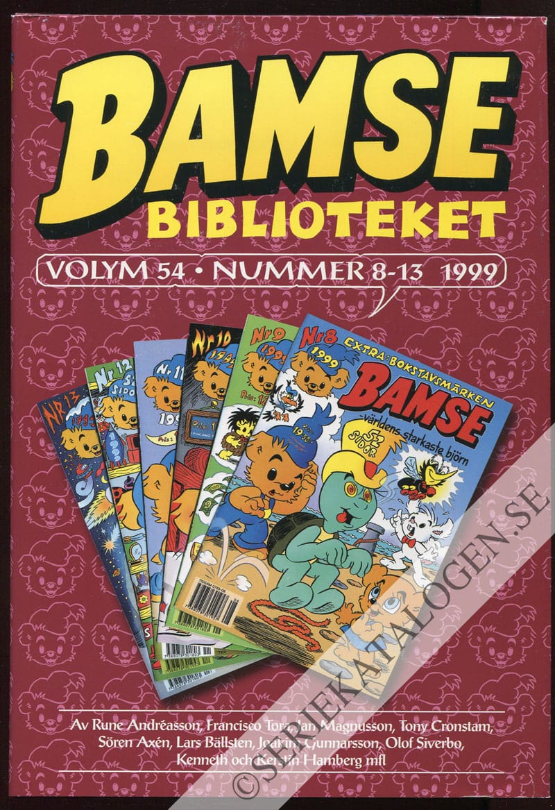 Framsida på Bamsebiblioteket #54 (2013)