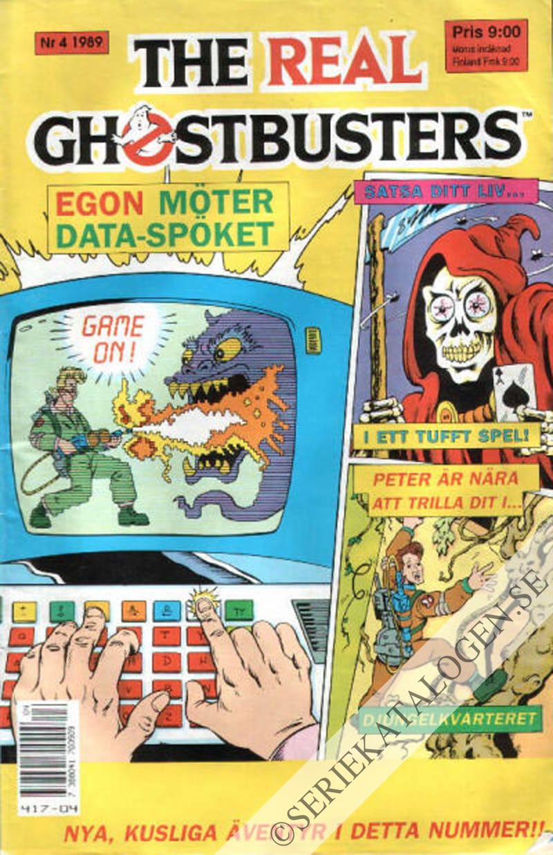 Framsida på The real Ghostbusters #4 (1989)