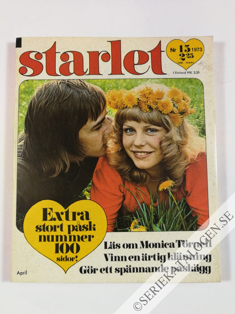 Framsida på Starlet #15 (1973)