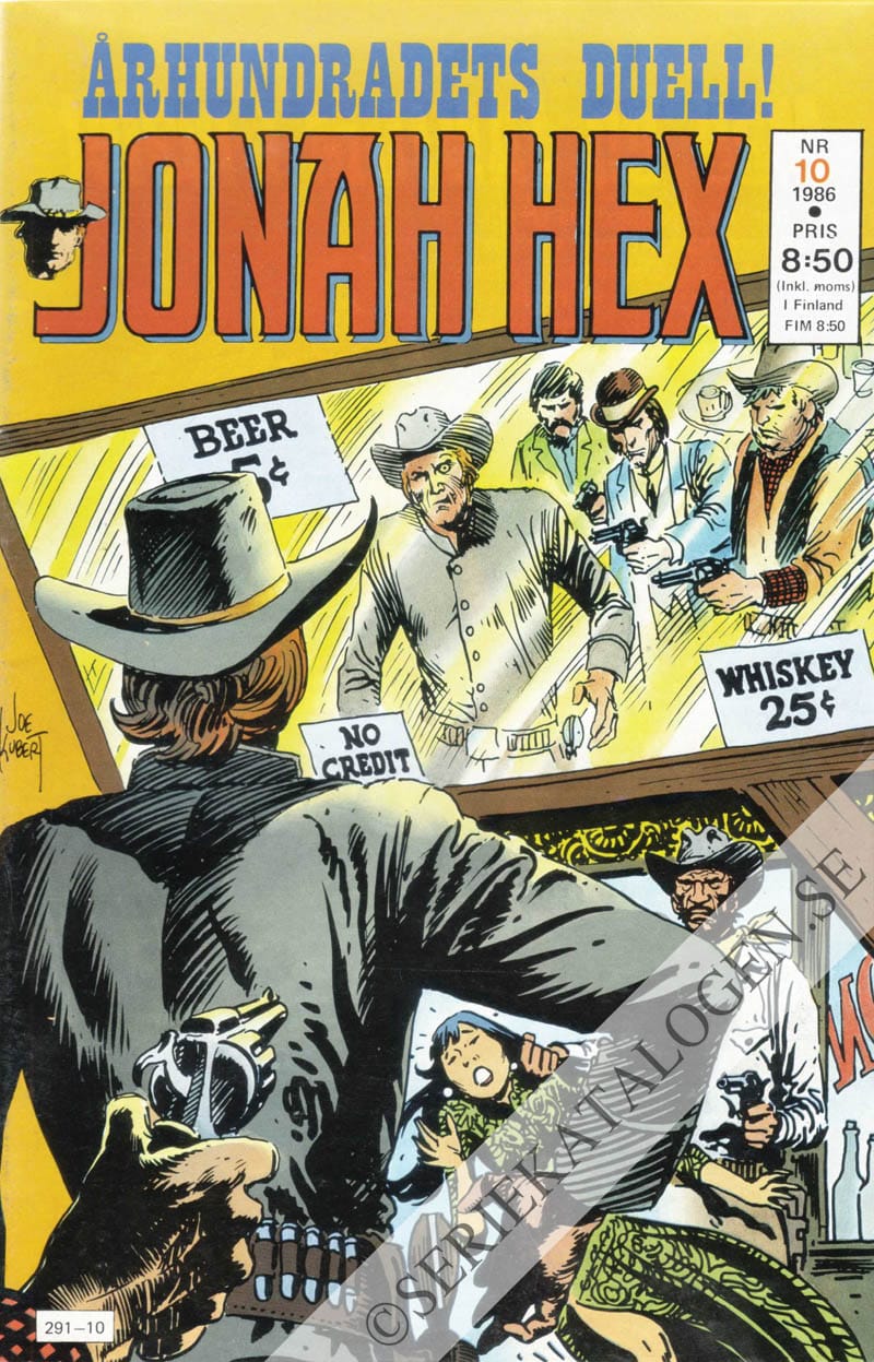 Framsida på Jonah Hex #10 (1986)