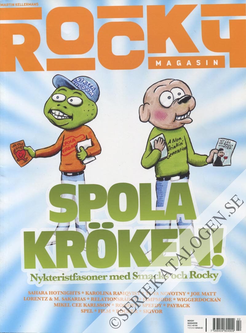 Framsida på Martin Kellermans Rocky Spola kröken! (2009)