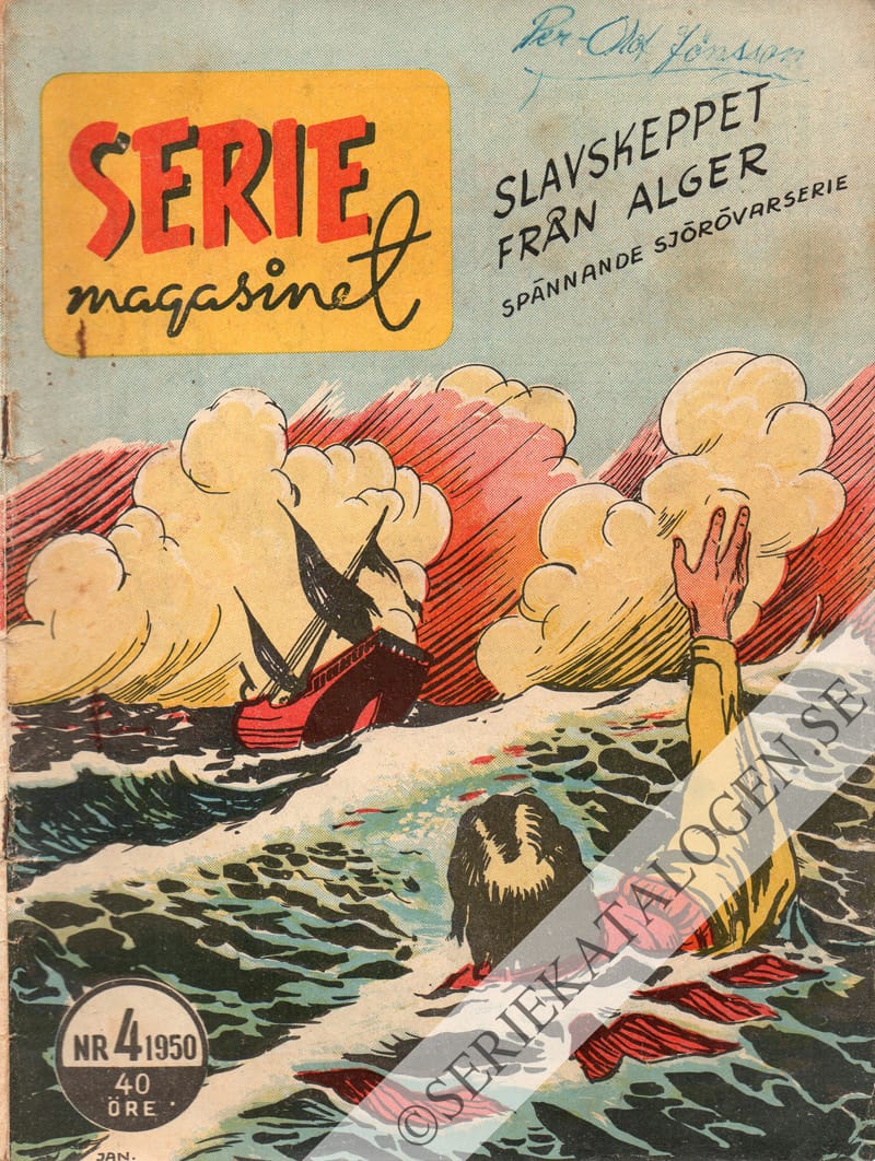 Framsida på Seriemagasinet #4 (1950)