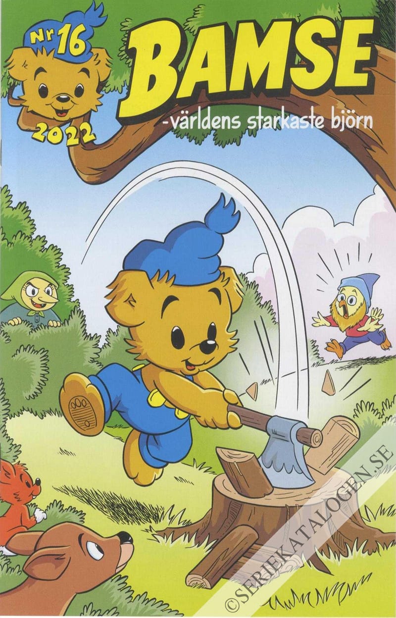 Framsida på Bamse #16 (2022)