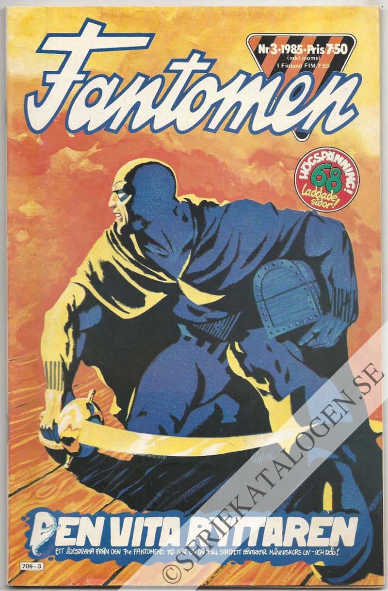 Framsida på Fantomen #3 (1985)