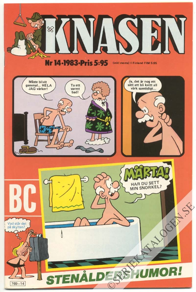Framsida på Knasen #14 (1983)