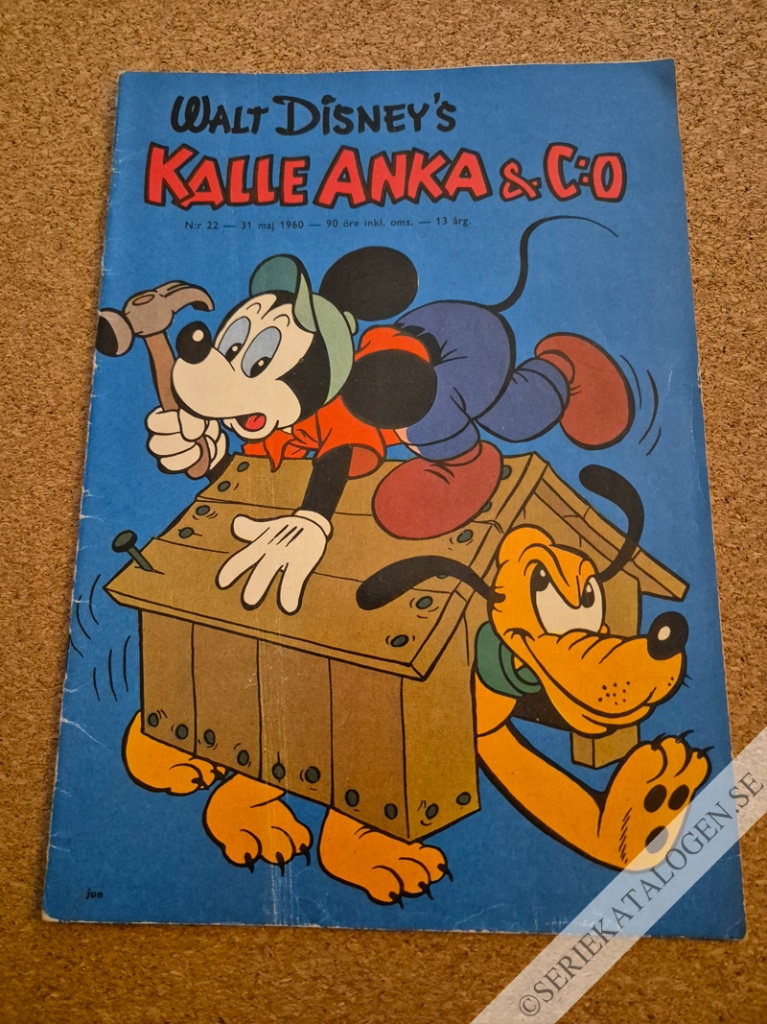 Framsida på Kalle Anka & C:o #22 (1960)